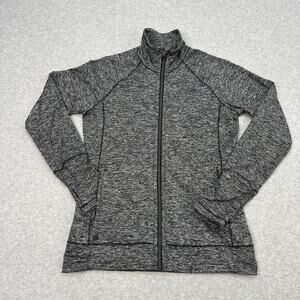 Outdoor Research Melody Jacket WMNS M Gray Heathered Full Zip Stretchy Thumbhole